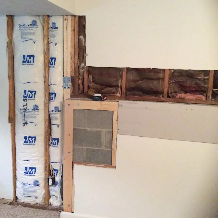 Wall insulation replacement during Structural Drying in Port St. John
